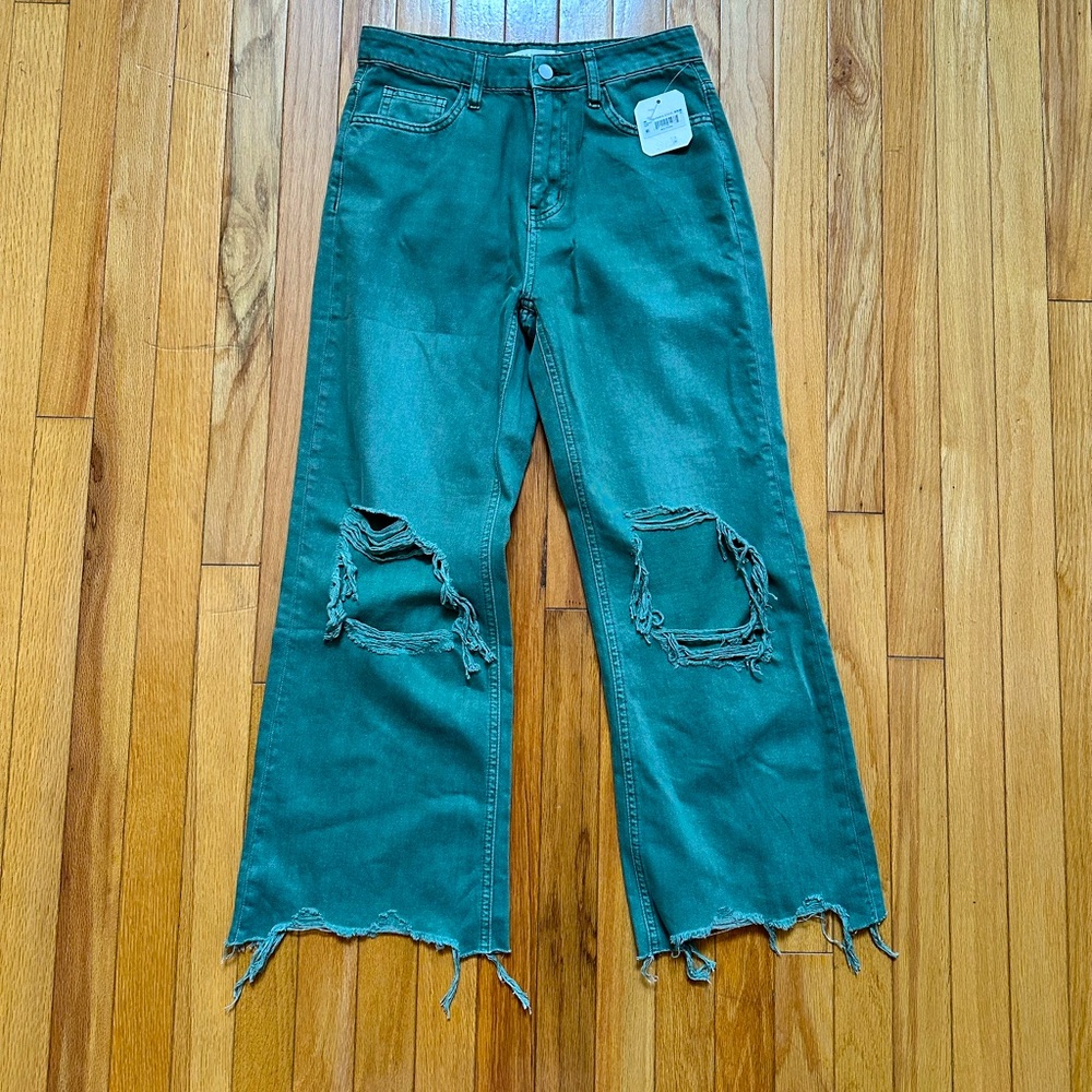 Altar’d state raw hem jeans